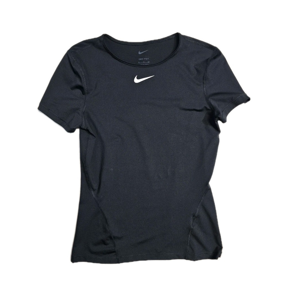 Nike Pro All Over Mesh Women's Tshirt ‎ Black Small Dri-Fit